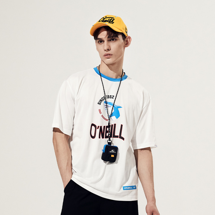 O&#039;NEILL KOREA - 남성 샤스 자카드 반팔 티셔츠 OMTRL2256-100