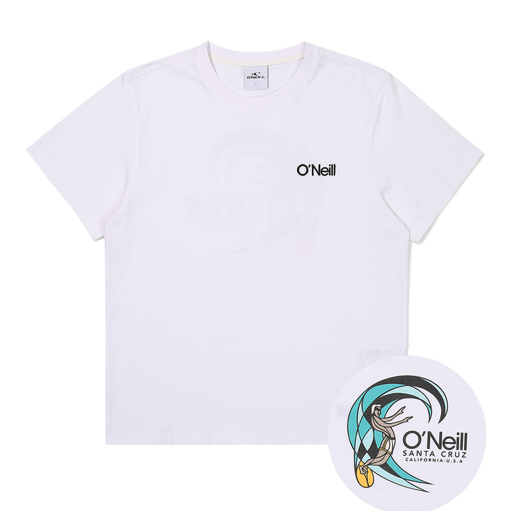 O&#039;NEILL KOREA - 공용 산타크루즈 오가닉 반팔 티셔츠 OUTRL2215-100