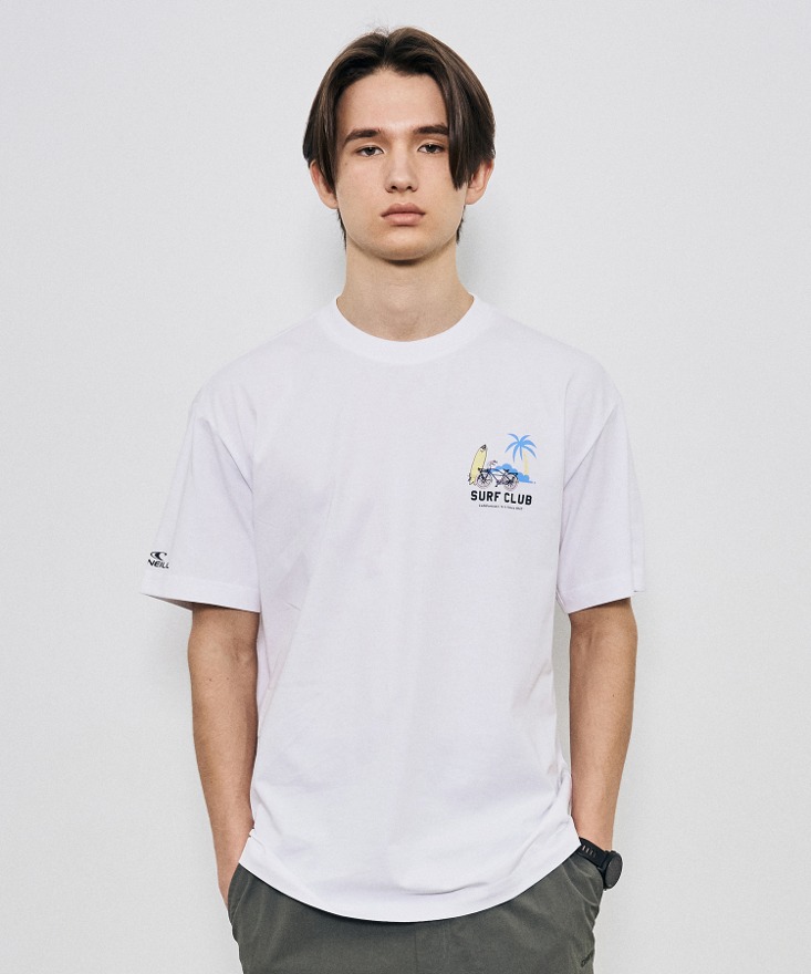 O&#039;NEILL KOREA - 24SS 남성 서프 클럽 반팔 티셔츠 OMTRN2084-101
